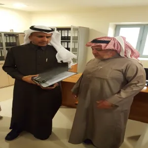 زيارة مدير عام الشؤون الادارية والمالية