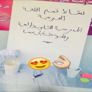 فعاليات طالبات اللغة العربية بالمجمعة عن شبكات التواصل الإلكتروني