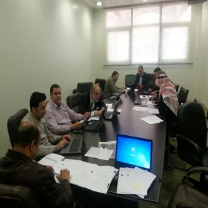 وحدة القياس والتقويم تتابع اعمال الاستعداد للاختبارات النهائية بالكلية