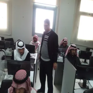 وحدة القياس والتقويم تعقد الاختبارات المحوسبة للفصل الحالي بالكلية