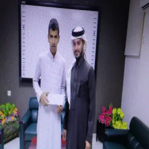 فوز الطالب /عبدالله غازي الضويري