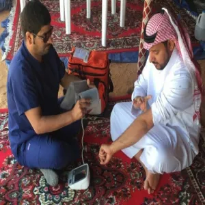 الخدمات الطبية تشارك في فعالية ( بيئة الزلفي مسؤوليتنا)