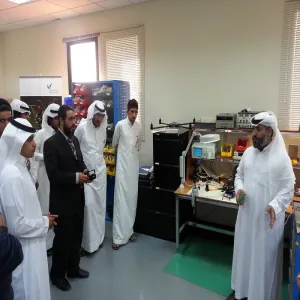 وفدٌ طلابيٌّ من كلية المجتمع يزور مدينة الملك عبدالعزيز للعلوم والتقنية