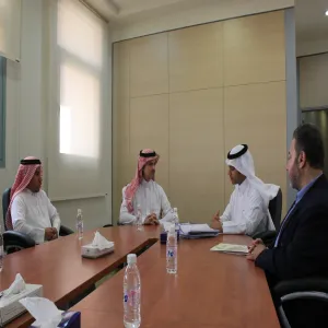 سعادة وكيل الجامعة للدارسات العليا والبحث العلمي في زيارة لعمادة البحث العلمي