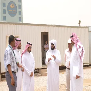 وكيل الجامعة يتفقد مشروعات الجامعة في المجمعة