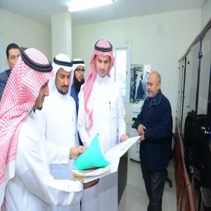 وكيل الجامعة للدراسات العليا والبحث العلمي يزور كلية التربية بالمجمعة