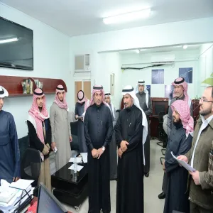 معالي مدير الجامعة يزور كلية التربية بالمجمعة ويترأس مجلسها