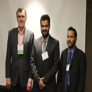 طالب دراسات عليا يقدم ورقة علمية بمؤتمر MBAA - Chicago, USA