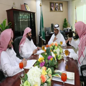 وفدٌ من مركز التدريب العدلي في زيارة لعمادة خدمة المجتمع والتعليم المستمر بالجامعة