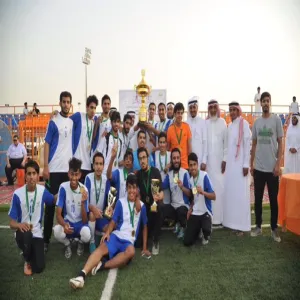 كلية العلوم بالزلفي تخطف كأس معالي مدير الجامعة لكرة القدم