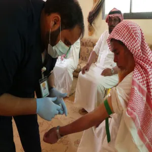 الخدمات الطبية بالجامعة تزور هجرة البرزة ضمن خدماتها المجتمعية