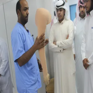 قسم التربية الخاصة يزورون مدينة الملك فهد الطبية