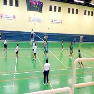 منتخب الجامعة لكرة الطائرة يتصدر مجموعته ويتأهل لدور الثمانية