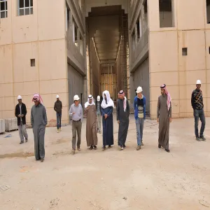 وكيل الجامعة يقوم بجولاتٍ تفقديةٍ لمشاريع الجامعة في المجمعة والزلفي
