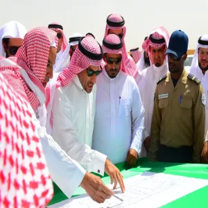 معالي مدير الجامعة يضع حجر الأساس لمشاريع عاجلة بكلية العلوم والدراسات الإنسانية بحوطة سدير
