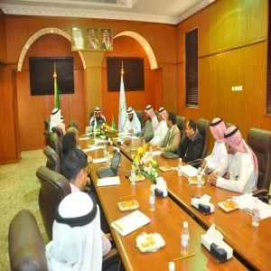 معالي مدير الجامعة يستقبل عميد البحث العلمي ومدراء مراكز البحوث