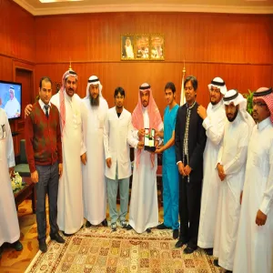 معالي مدير الجامعة يستقبل الوفد المشارك في المعرض الدولي الخامس لبراءات الاختراع