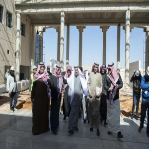 MU RECTOR’S INSPECTION VISIT TO GIRLS’ URGENT BUILDINGS PROJECT IN MAJMAAH