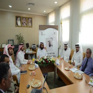 الدكتور الركبان يزور عمادة الجودة وتطوير المهارات في أولى زياراته الميدانية