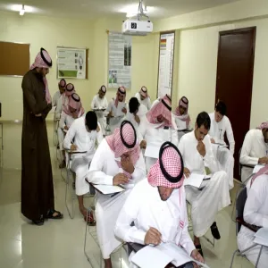 طلاب كلية الهندسة يؤدون اختبارات  "مقياس مخرجات التعليم العالي للتخصصات الهندسية"