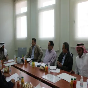 عمادة شؤون الطلاب تواصل اجتماعاتها مع منسقي المؤتمر العلمي الخامس