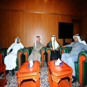 معالي مدير الجامعة يستقبل مدير عام ميدان الفروسية بالمجمعة واعضاء مجلس الادارة