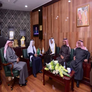 معالي مدير الجامعة يستقبل سعادة محافظ الزلفي وأعضاء المجلس المحلي