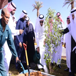 معالي مدير الجامعة يرعى انطلاق فعاليات أسبوع الشجرة 39