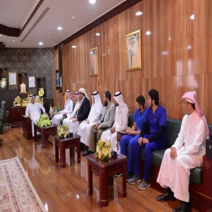 معالي مدير الجامعة يستقبل الفريق الفائز بالمركز الثاني بمعرض (ابتكر)