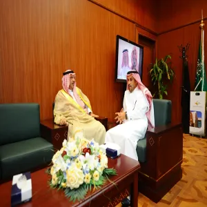 مدير الجامعة يستقبل سعادة محافظ الغاط
