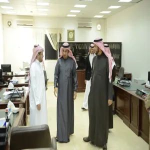 معالي مدير الجامعة يقوم بزيارةٍ تفقديةٍ لعمادة شؤون أعضاء هيئة التدريس والموظفين للاطلاع على سير العمل