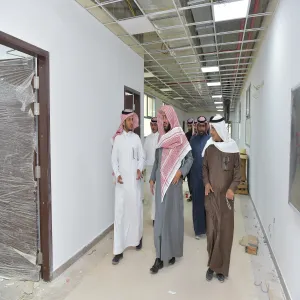 وكيل الجامعة يتفقد المراحل النهائية في مشروع كلية الهندسة بالمدينة الجامعية