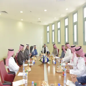 معالي مدير الجامعة يزور كلية العلوم الطبية التطبيقية