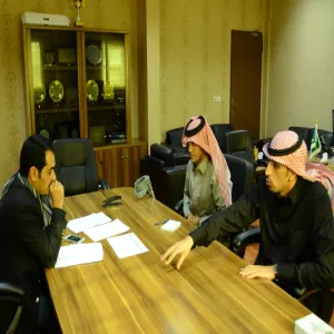 مكتب إدارة المشاريع يجتمع مع الإدارة العامة للأمن الجامعي لمناقشة توصيات التقرير الثامن
