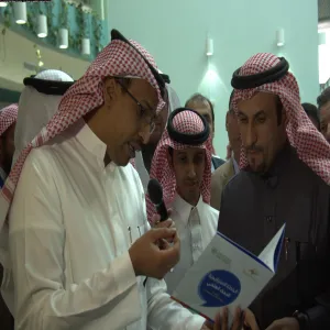 معالي مدير الجامعة يدشن الخطة الاستراتيجية للبحث العلمي في كلية علوم الحاسب والمعلومات