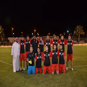 فريق الكلية لكرة القدم يحقق المركز الثالث بكاس معالي مدير الجامعة