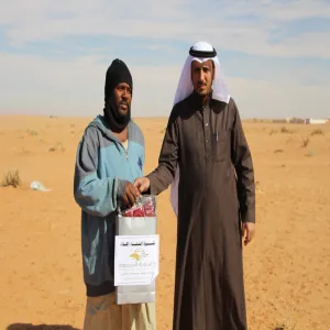 كلية العلوم بالزلفي توزع كسوة الشتاء